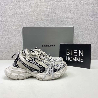 발렌시A가 3XL 스니커즈 화이트 블랙