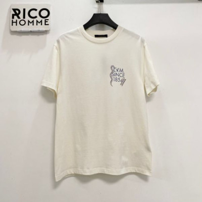 루이B통 다미에 체커보드 스네이크 반팔 티셔츠 (1:1 HIGH PREMIUM)