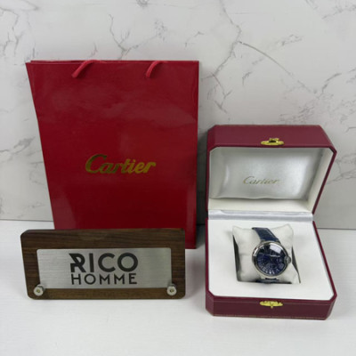 까르*에 발롱블루 스틸 블루다이얼 블루스트랩 엑스트라라지 42mm 1:1 최상급 (싱크 97.6%)