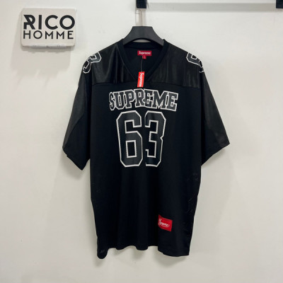 슈프림 본즈 풋볼 저지 메쉬 반팔 티셔츠 (PREMIUM)