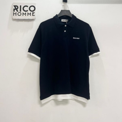 미*미 레이어드 피케 폴로 반팔 티셔츠 (1:1 HIGH PREMIUM)