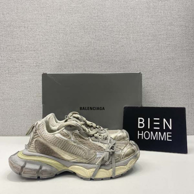 발렌시A가 3XL 트레이너 스니커즈 (화이트)