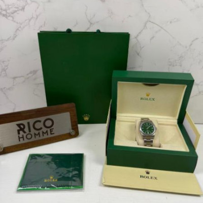 롤*스 오이스터 퍼페츄얼 그린 다이얼 36mm 1:1 최상급 (싱크 99.8%)