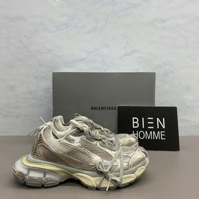 발렌시A가 3XL 트레이너 스니커즈 (화이트)