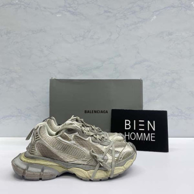 발렌시A가 3XL 트레이너 스니커즈 (화이트)