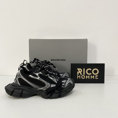 발렌시A가 3XL 트레이너 스니커즈 (블랙)