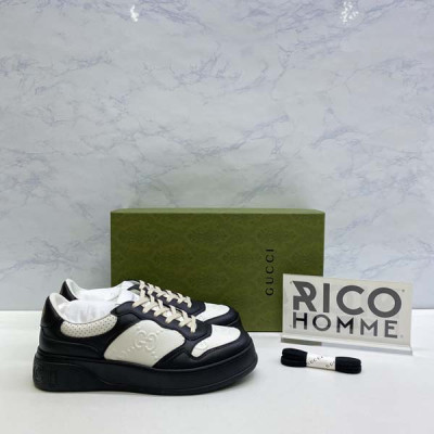 9찌 GG 엠보스 스니커즈 (카프스킨)