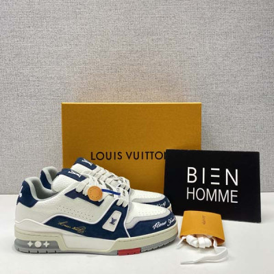 루이B통 트레이너 스니커즈 네이비