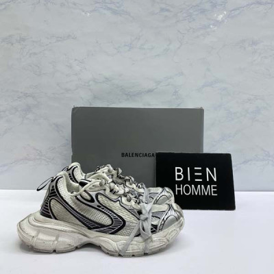 발렌시A가 3XL 스니커즈 화이트 블랙