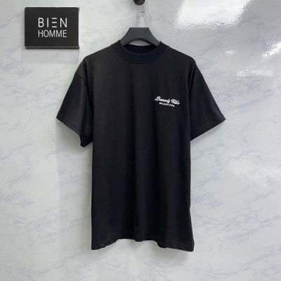 발렌시A가 미니 Beverly Hills 크루넥 오버핏 반팔 티 (1:1 HIGH PREMIUM)