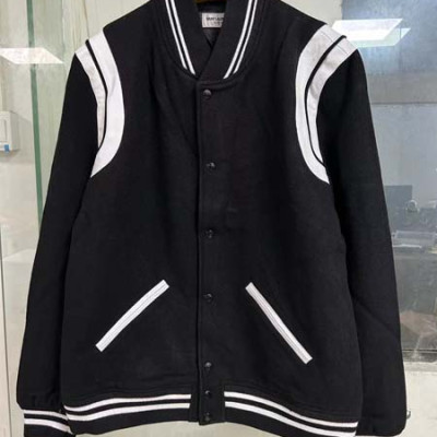 세인T로랑 스트라이프 울 테디 바시티 자켓 (1:1 HIGH PREMIUM)