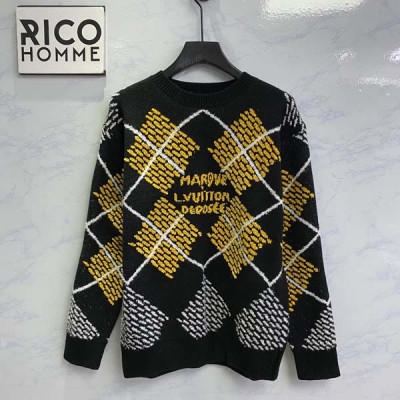 루이B통 다미에 아가일 울 블렌드 풀오버 니트 스웨터 (1:1 HIGH PREMIUM)