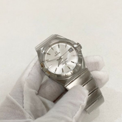 OM*GA 컨스텔레이션 코-액시얼 크로노미터 실버판 38mm 1:1 최상급 (싱크 98.9%)