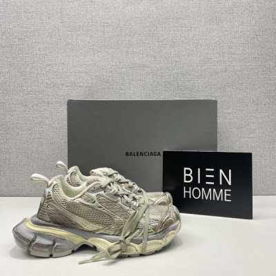 발렌시A가 3XL 트레이너 스니커즈 (화이트)