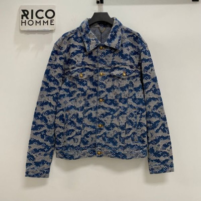 루이B통 모노그램 운무 데님 트러커 자켓 & 팬츠 (1:1 HIGH PREMIUM)