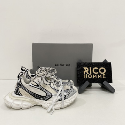 발렌시A가 3XL 스니커즈 화이트 블랙