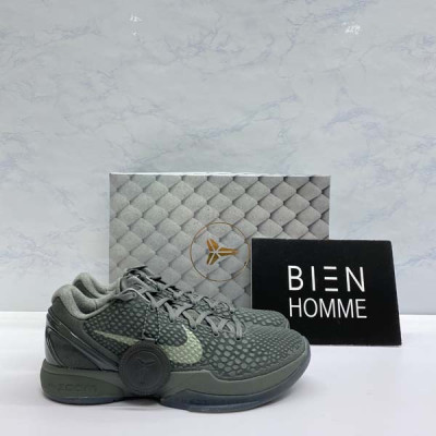 N*KE 줌 코비 6 블랙 맘바 컬렉션 페이드 투 블랙