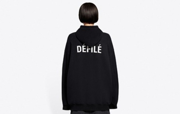 발렌시A가 Defile 스포트 후드티셔츠 (PREMIUM)