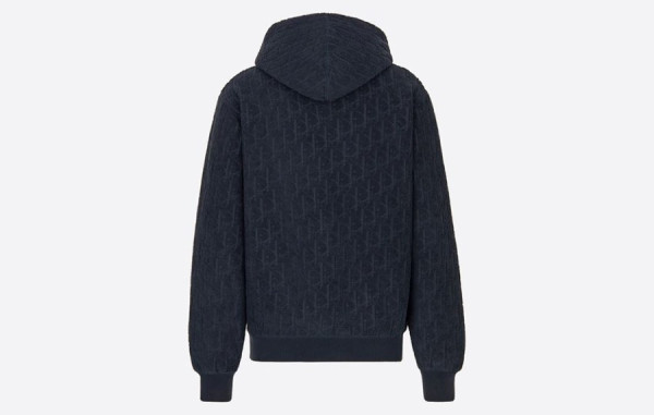 D올 오블리크 테리 자카드 후드티 (PREMIUM)