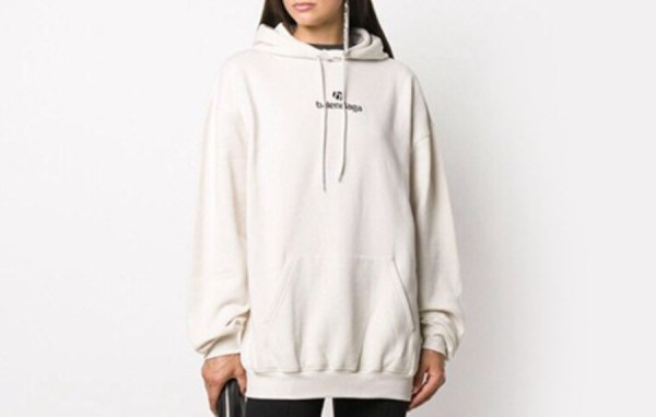 발렌시A가 20FW 스폰서로고 후드티셔츠 (HIGH QUALITY)