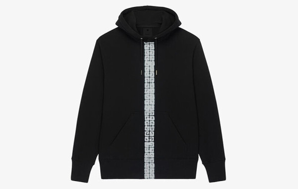 G방시 로고 EFFECT 4G 웨빙 후드티 (PREMIUM)