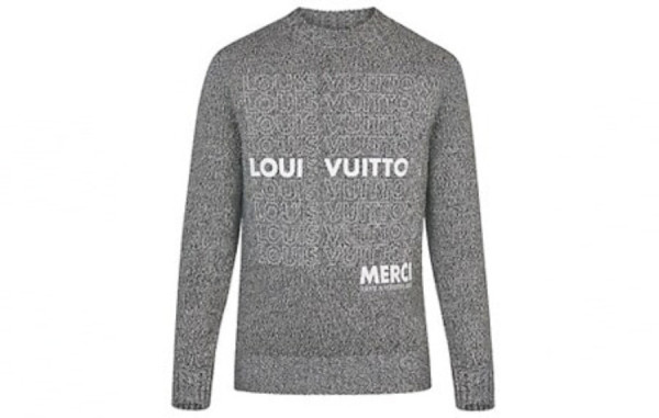 루이B통 MERCI 멀티로고 스웨터 (PREMIUM)