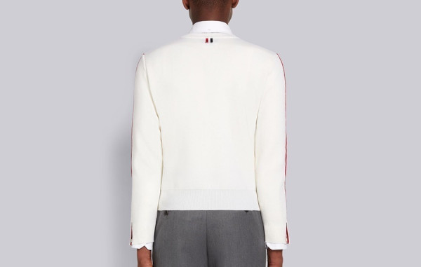 톰*라운 삼선탭 포켓 미드 울 니트 (PREMIUM)