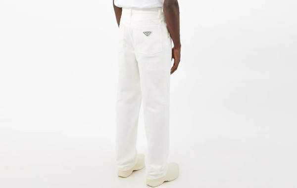 프RA다 백 플레이트 포인트 코튼 진 (3color)