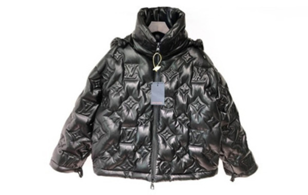 루이B통 모노그램 양가죽 구스다운 패딩 (PREMIUM)