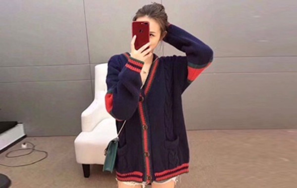 9찌 삼선완장 울 케이블 가디건 (PREMIUM)