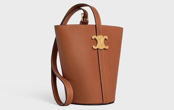 CEL*NE 버켓 트리오페 샤이니 카프스킨 백 (2color)