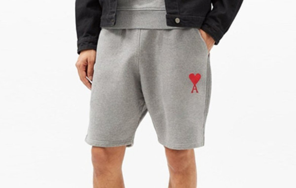 남녀공용 A미 체인하트 하프팬츠 (2color)