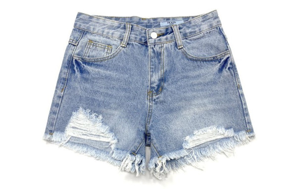 프RA다 레이디스 삼각플레이트 데님 숏팬츠 (44~66)