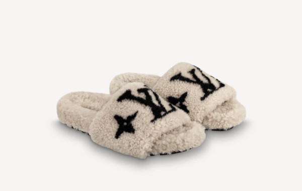 루이B통 레이디 양모 봄 디아 플랫 뮬 (4color)