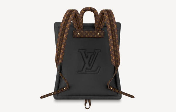 루이B통 모노그램 패딩 백팩