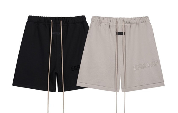 피5갓 X ESSE*TIALS 러버 레터링 기모 쇼츠 팬츠