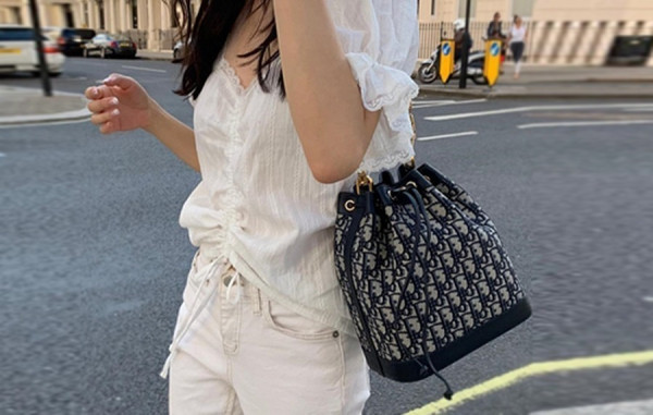 D올 오블리크 버킷백 21.5cm (HIGH PREMIUM)