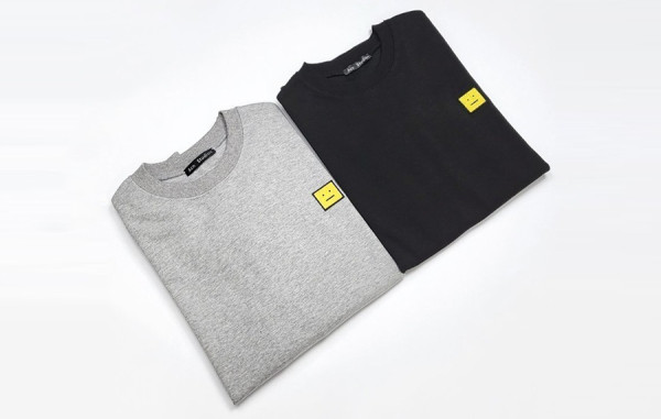 ACN 옐로우 페이스 맨투맨 티셔츠 (2color)