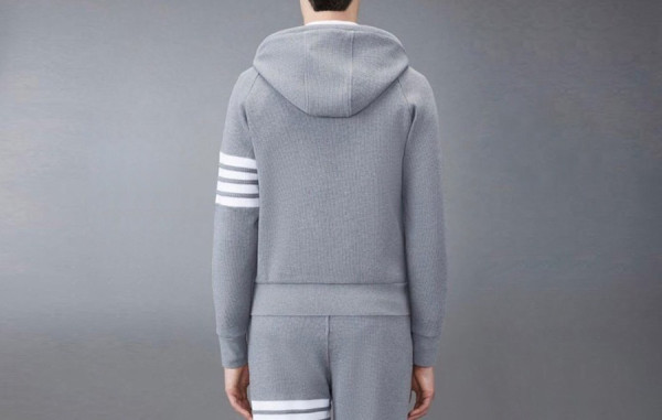 톰*라운 와플 사선완장 집업 후드티셔츠 (HIGH QUALITY)