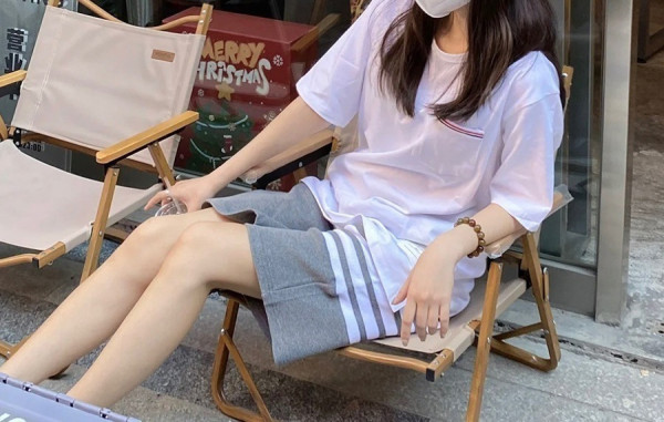 톰*라운 컴팩트 와플 4-바 스웨트쇼츠 (PREMIUM)