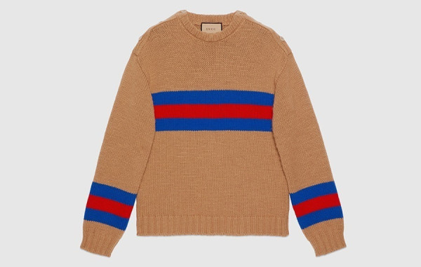 9찌 웹 인타르시아 울 스웨터 (PREMIUM)