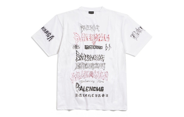 발렌시A가 DIY 메탈 반팔 티셔츠 (PREMIUM)