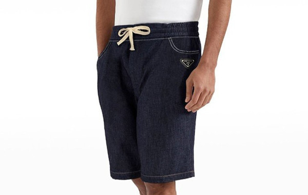 남녀공용 프RA다 생지 데님 하프 팬츠