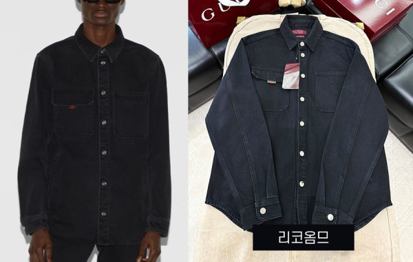 남녀공용 9찌 Web 프리폴 데님 셔츠 & 팬츠 (1:1 HIGH PREMIUM)