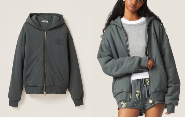 미*미* 아이코닉 가먼트 후드 집업 티셔츠 (PREMIUM)