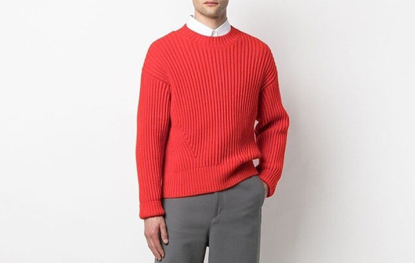 A미 골지패턴 하찌 라운드니트 (4color)