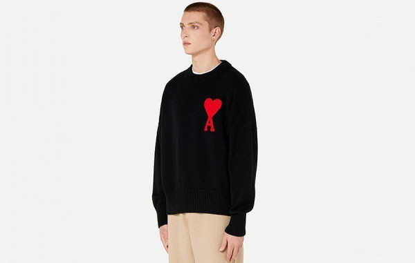 A미 드 꾀흐 크루넥 양모 스웨터 (PREMIUM)