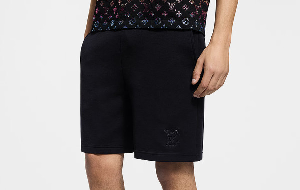 남녀공용 루이B통 LV 엠벨리시드 저지 쇼츠 팬츠 (PREMIUM)