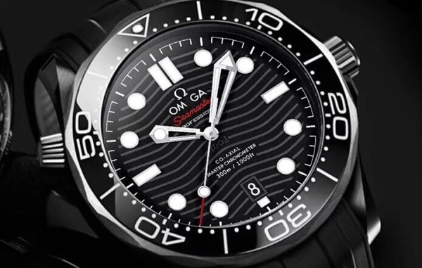 OM*GA 씨마스터 다이버 300M 검판 러버밴드 42mm 코-엑시얼 1:1 최상급 (싱크 98.9%)