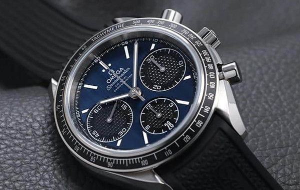 OM*GA 스피드마스터 레이싱 크로노미터 청판 러버스트랩 40mm 1:1 최상급 (싱크 98.9%)